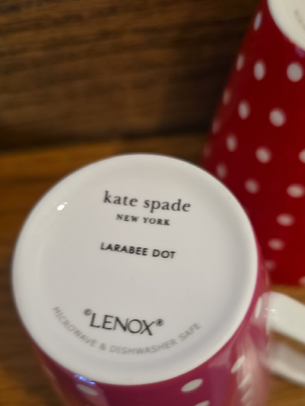 kate spade New York Lenox Larabee Dot Mug Set - Picture 8 of 12